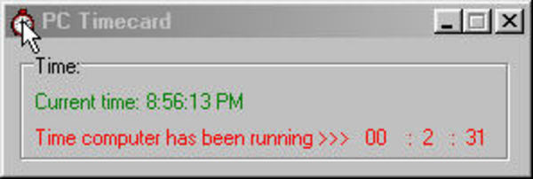 Product picture PC TimeCard - Know Who has been using your PC